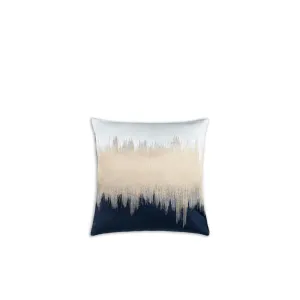MIRA IVORY NAVY VELVET PILLOW