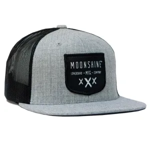 Moonshine Shield Snapback - Grey/Black Mesh