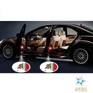New California Republic Car Door LED Projector Light (Set of 2) Wireless