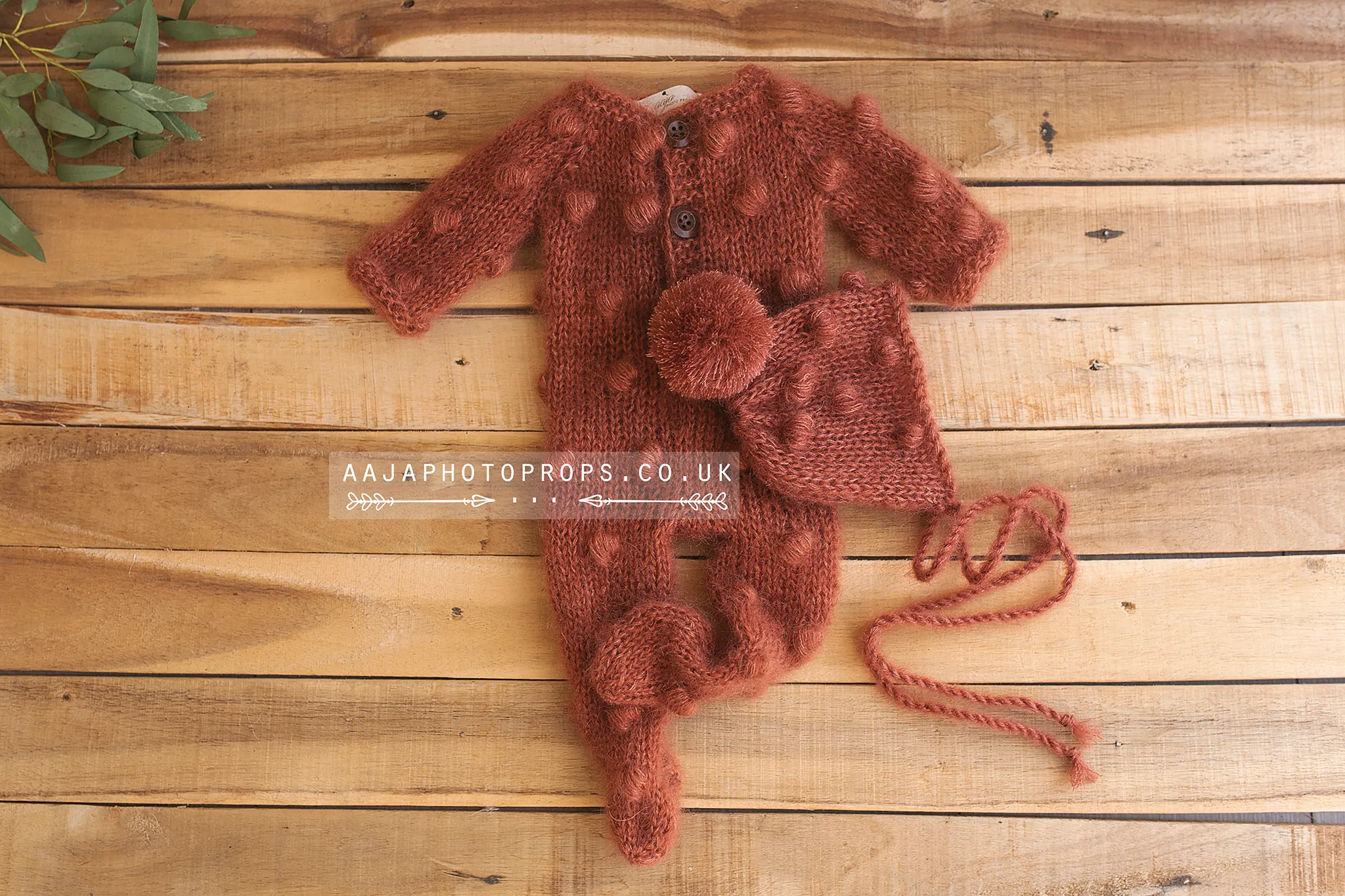 Newborn prop bundle, bobble romper, bonnets, tieback set, velvet, Made to order