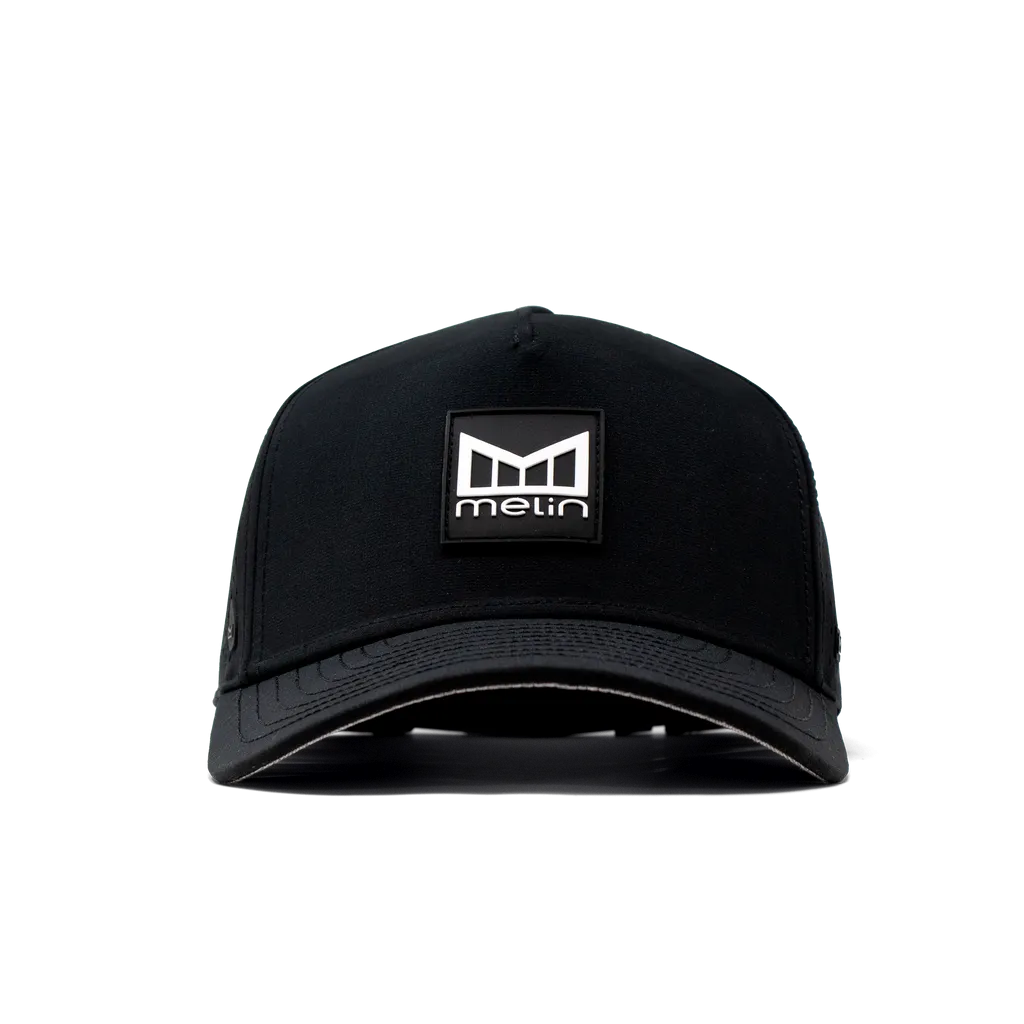 Odyssey Stacked Hydro Performance Snapback Hat - Black