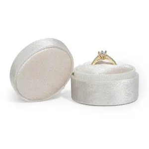 Oval Shaped Tiny Velvet Jewellery Boxes for Engagements and Weddings