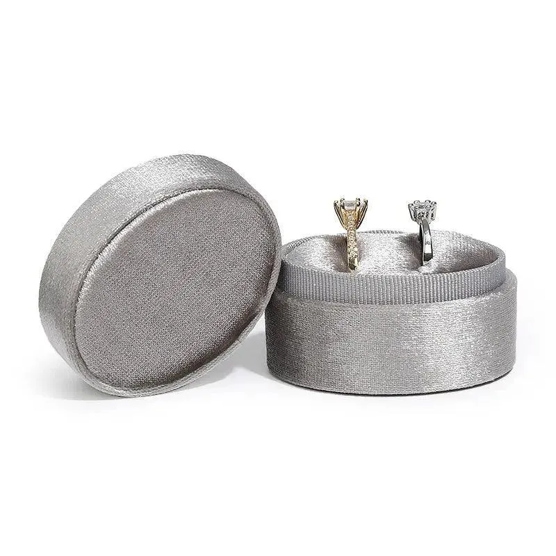 Oval Shaped Tiny Velvet Jewellery Boxes for Engagements and Weddings