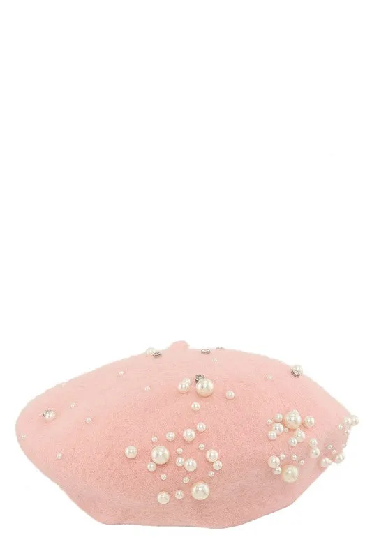 Paris Love- Pearl Accent Beret
