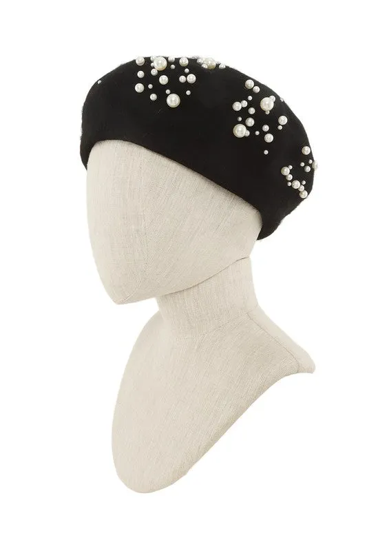 Paris Love- Pearl Accent Beret