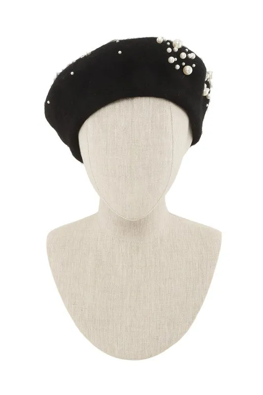 Paris Love- Pearl Accent Beret