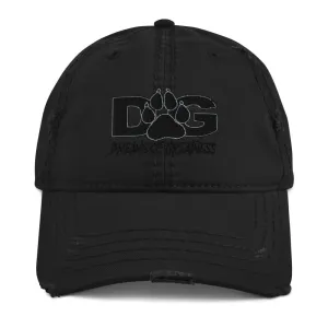 Paw Print New School Distressed Dad Cap