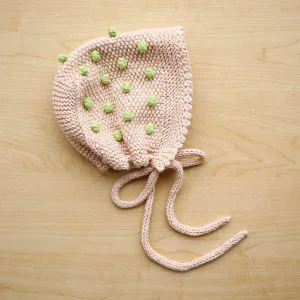 Popcorn Knit Bonnet