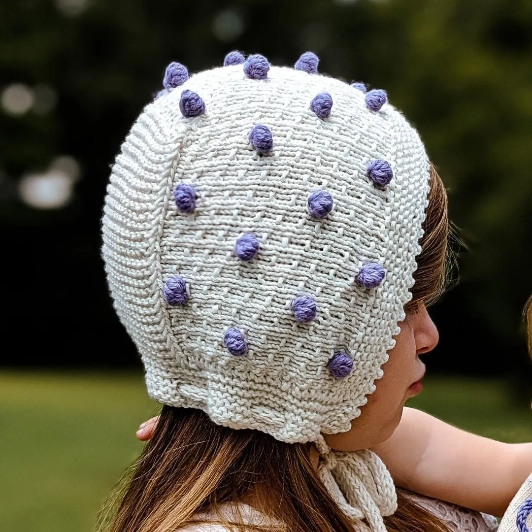 Popcorn Knit Bonnet