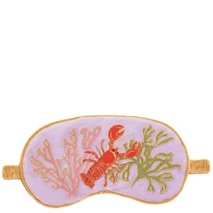 Powder Luxury Lavender Velvet Eye Mask - Lobster