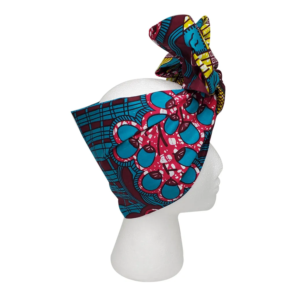 Purple Forest Open Crown Headwrap