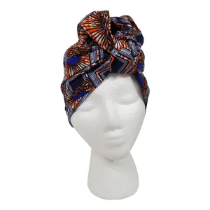 Spectrum Blue Open Crown Headwrap