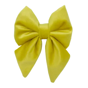 Sunshine Velvet - Dog Sailor Bowtie
