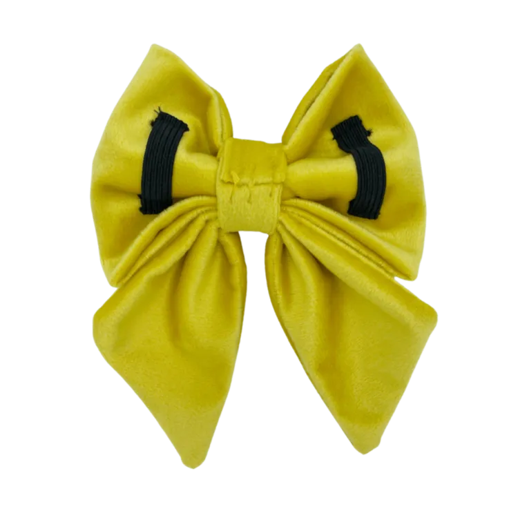 Sunshine Velvet - Dog Sailor Bowtie