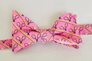 Tennis Bow Tie - blue