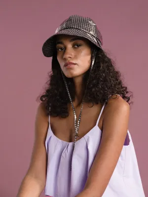 Tulip Bucket Hat - Black Gingham