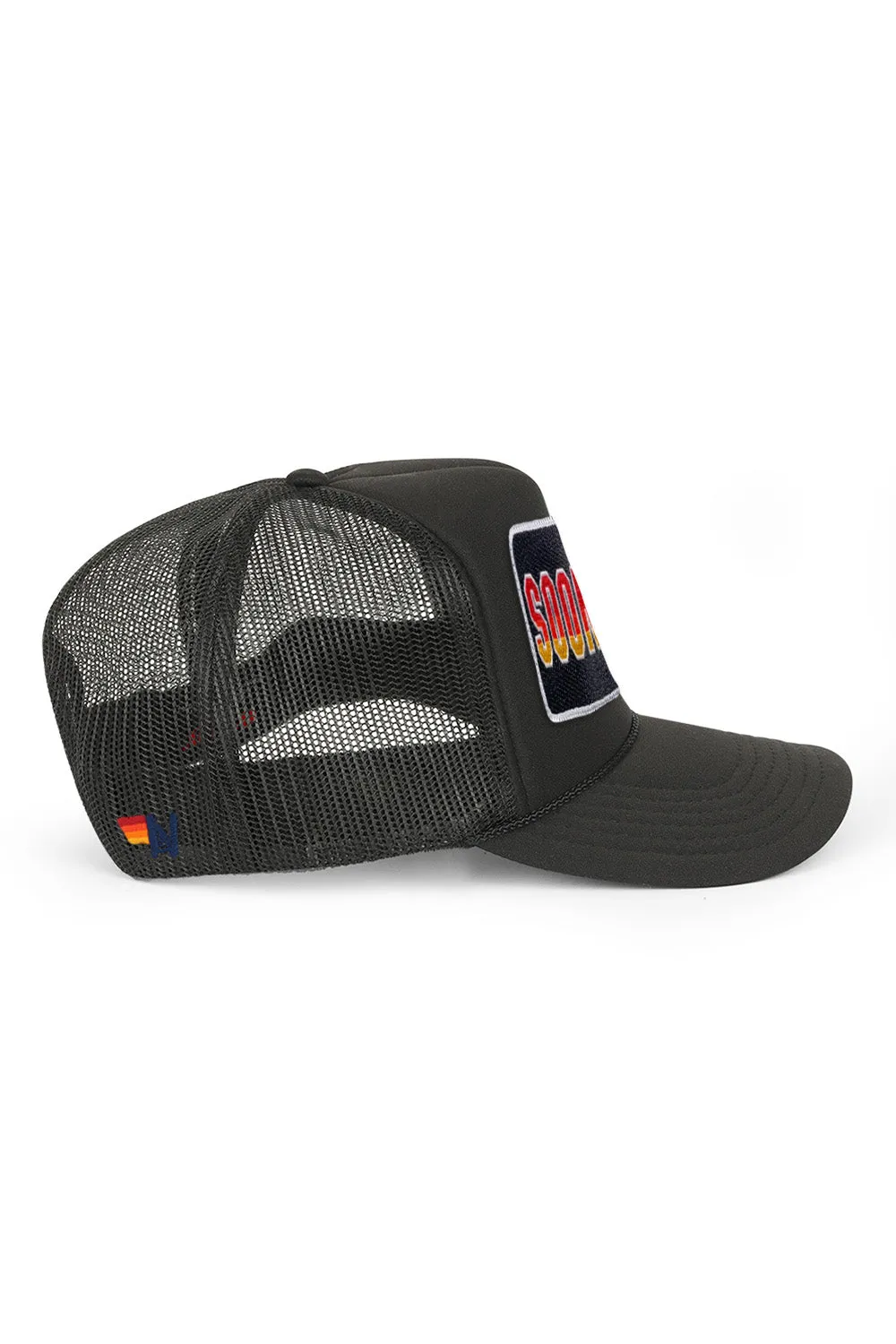 UNIVERSITY OF OKLAHOMA SOONERS VINTAGE LOW RISE TRUCKER - BLACK