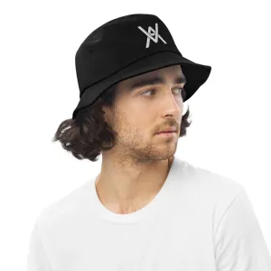 VA Embroidered Monogram Denim bucket hat