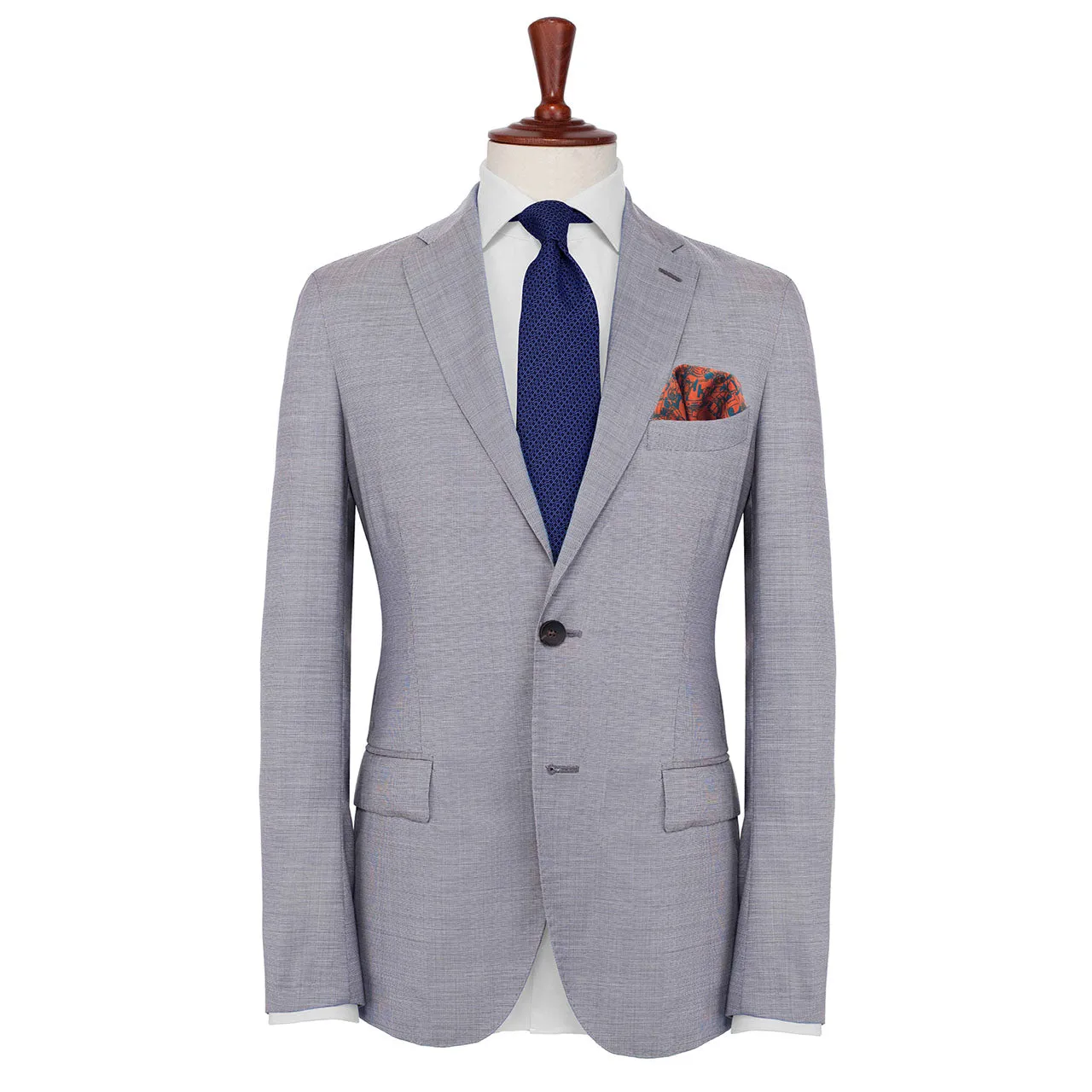 Velocite Apple Red Pocket Square