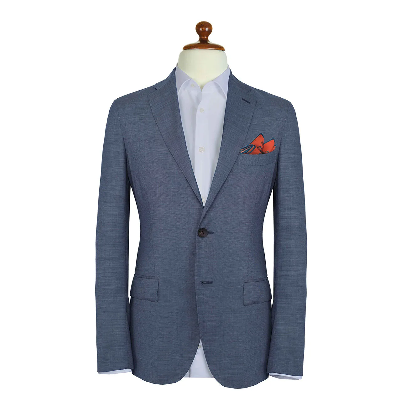 Velocite Apple Red Pocket Square