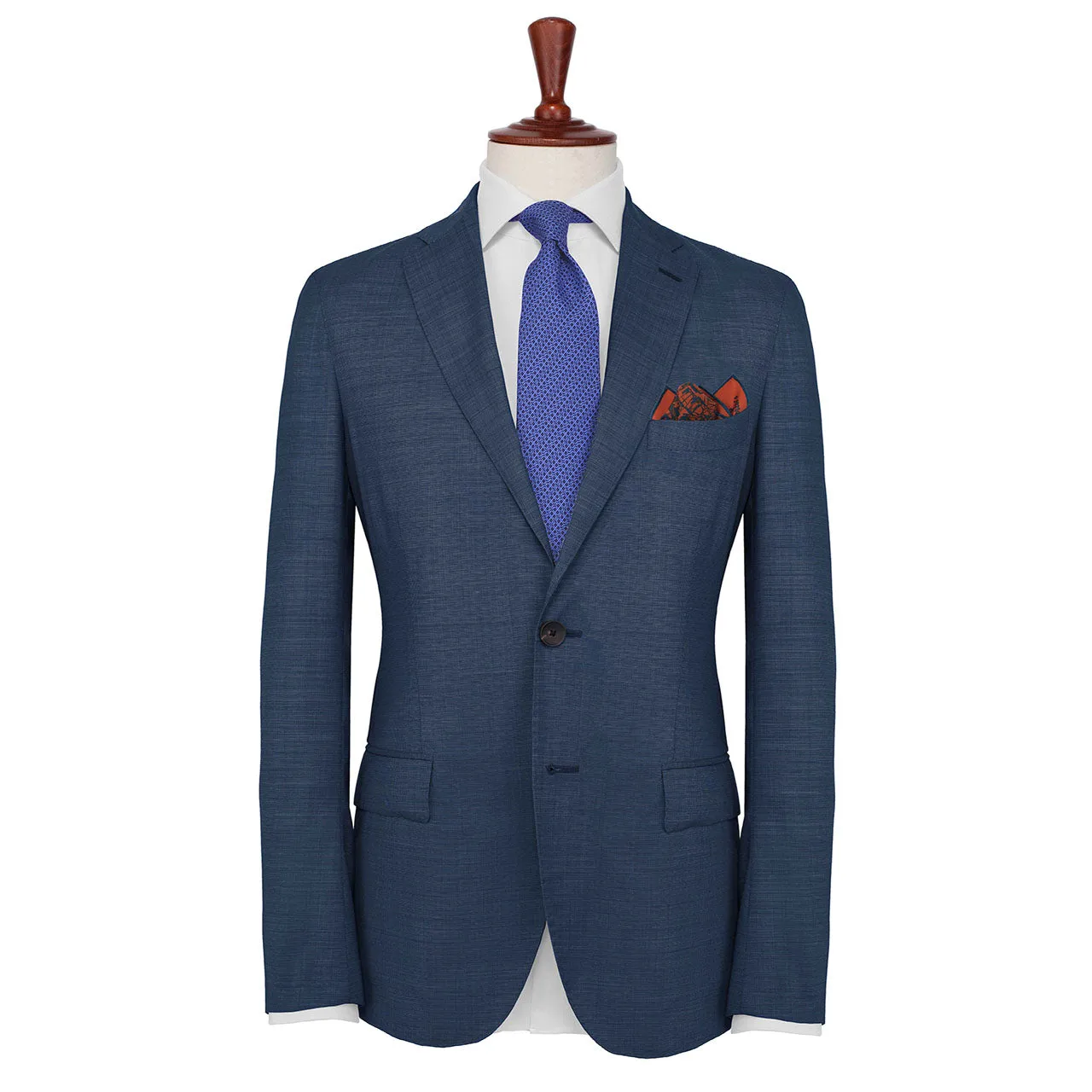 Velocite Apple Red Pocket Square