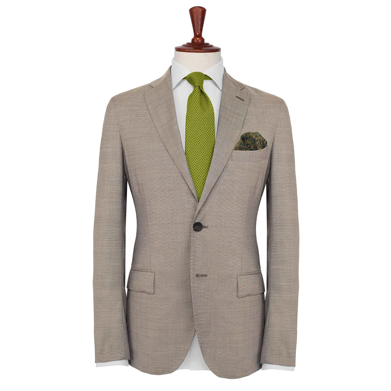 Velocite Fawn Yellow Pocket Square