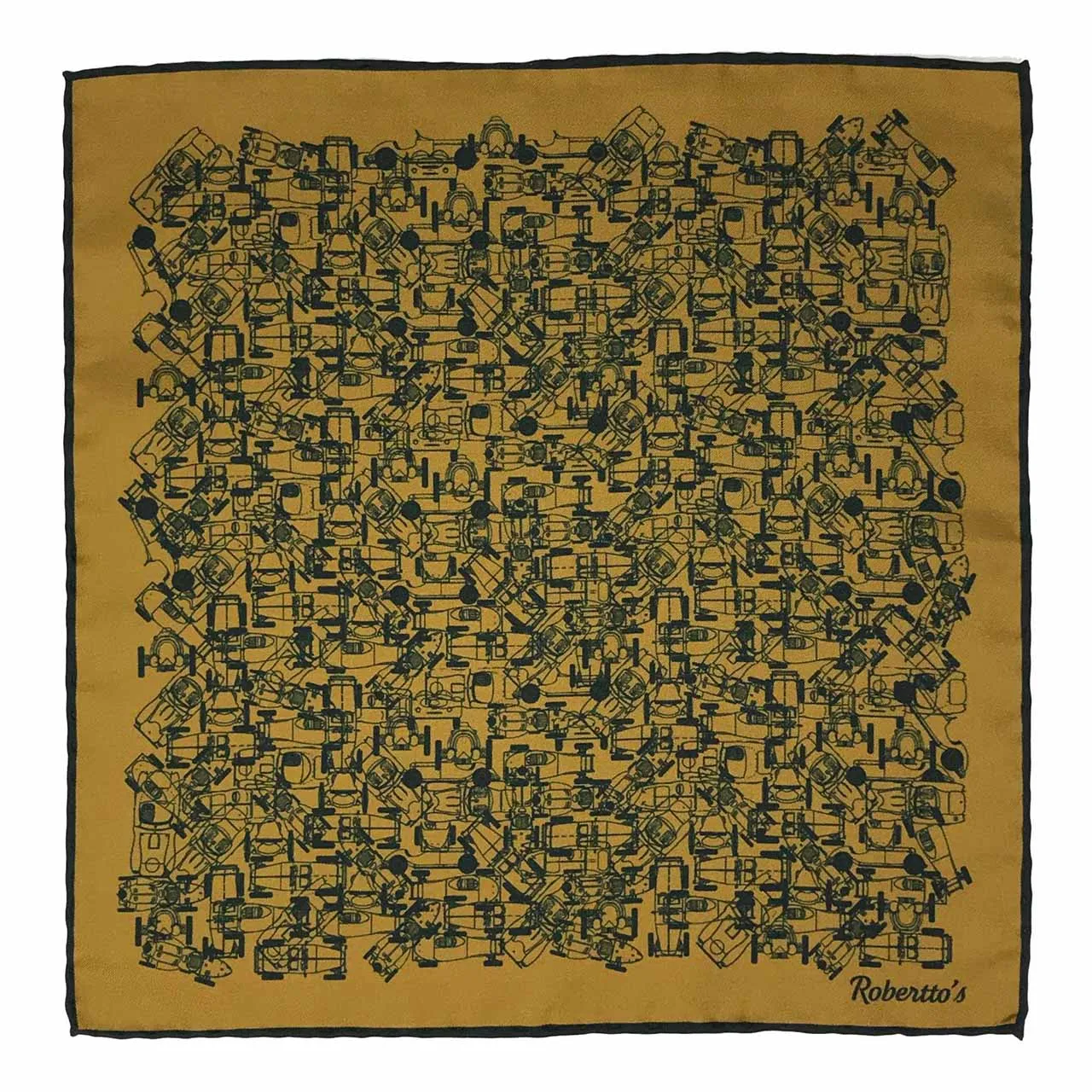 Velocite Fawn Yellow Pocket Square