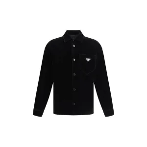 Velvet Shirt Jacket