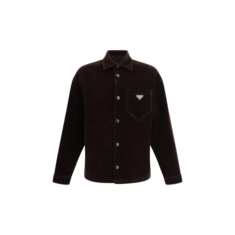 Velvet Shirt Jacket