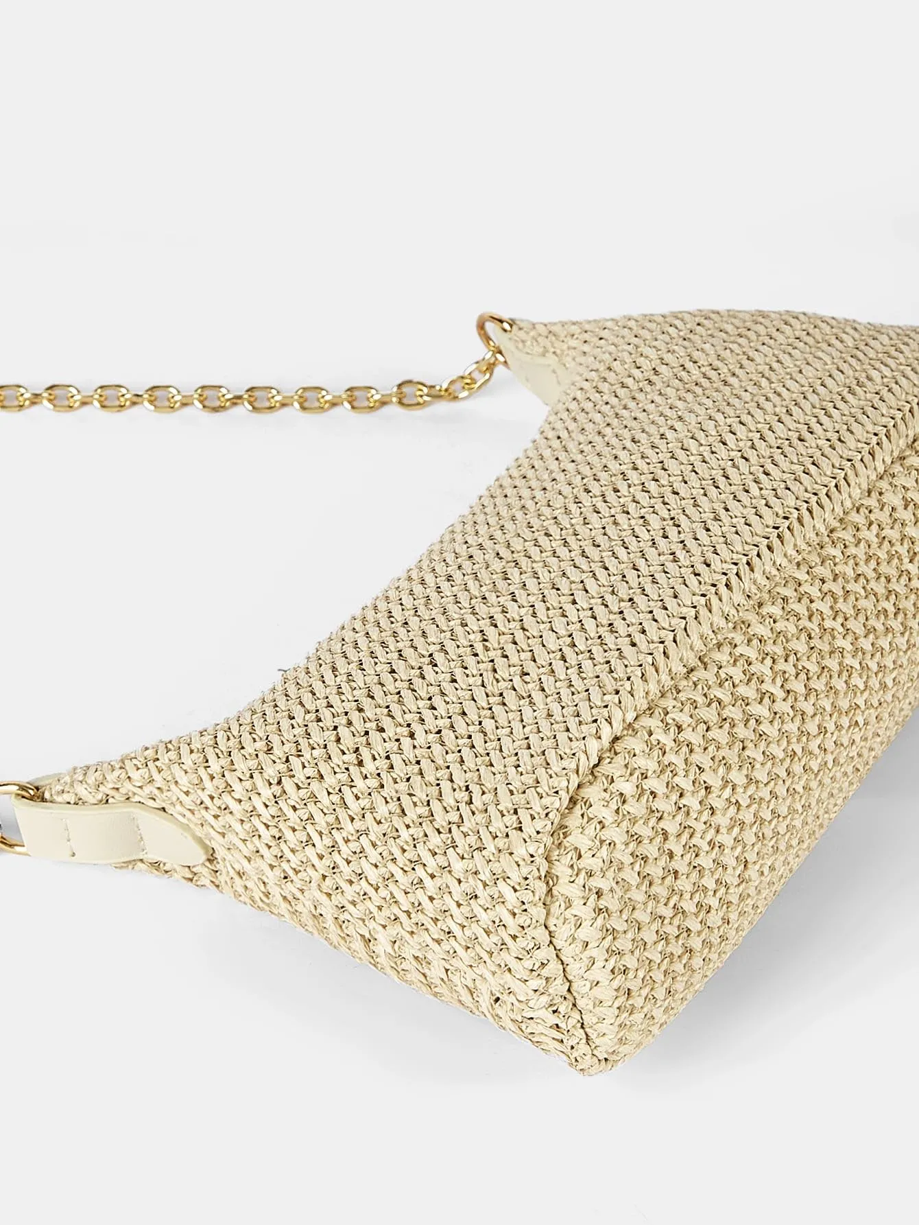 Verdusa Women's Straw Woven Shoulder Bag, Summer Beach Tote Handbag
