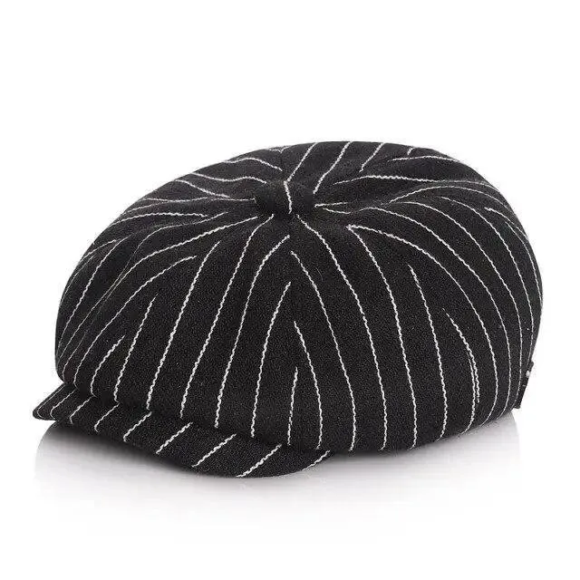 Vintage Children Winter Beret Caps Cute Octagonal Beret Soft Hat Comfortable Retro Style Caps For Children