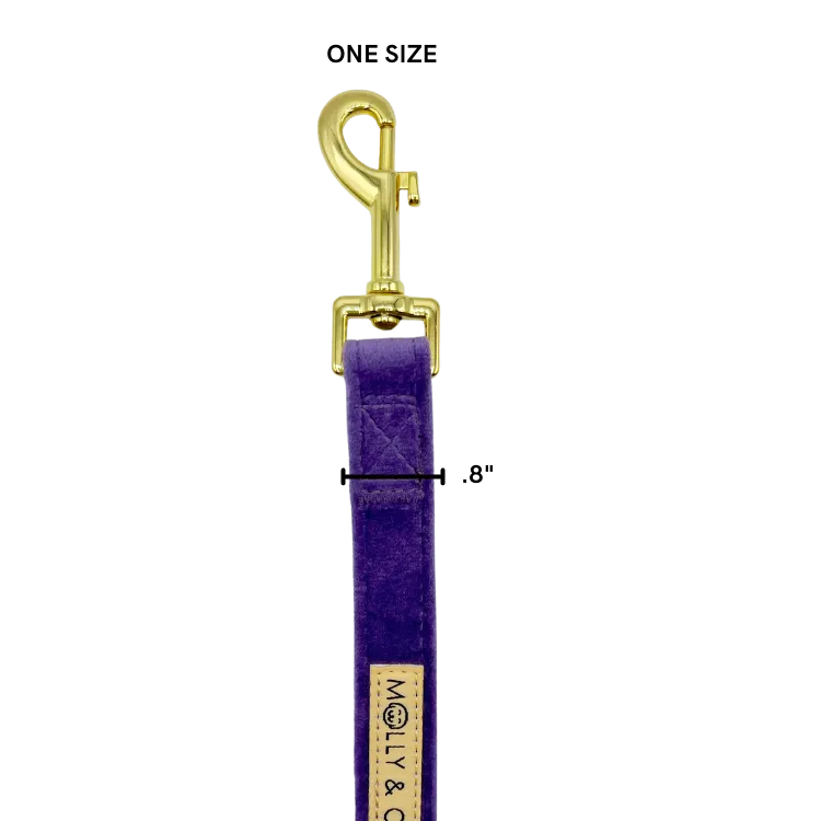 Violet Velvet - Dog Leash