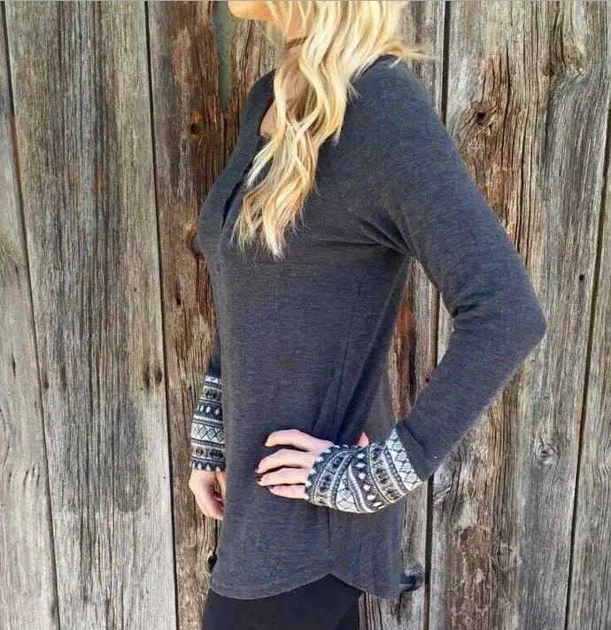 Women Spring Autumn Long Sleeve Pullovers Casual Knitwear