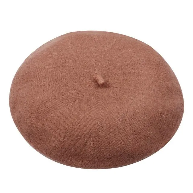 Wool French Lolita Beret For Women In 13 Colors