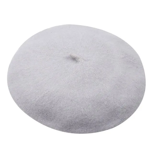 Wool French Lolita Beret For Women In 13 Colors
