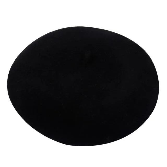 Wool French Lolita Beret For Women In 13 Colors
