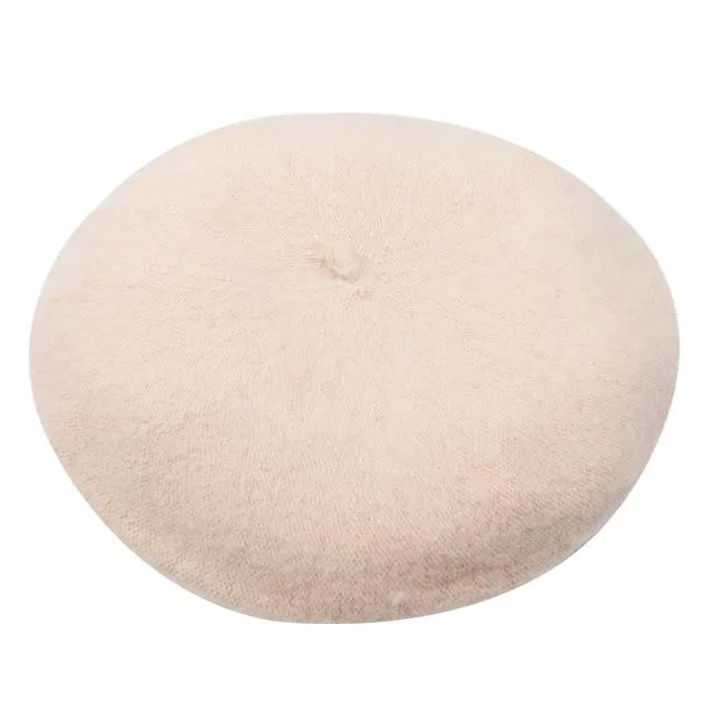 Wool French Lolita Beret For Women In 13 Colors