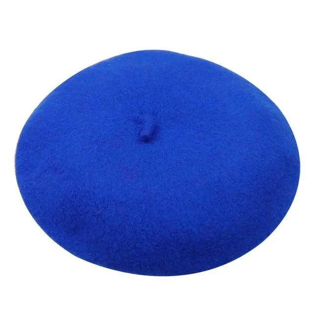 Wool French Lolita Beret For Women In 13 Colors