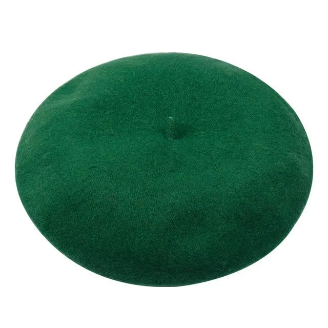 Wool French Lolita Beret For Women In 13 Colors