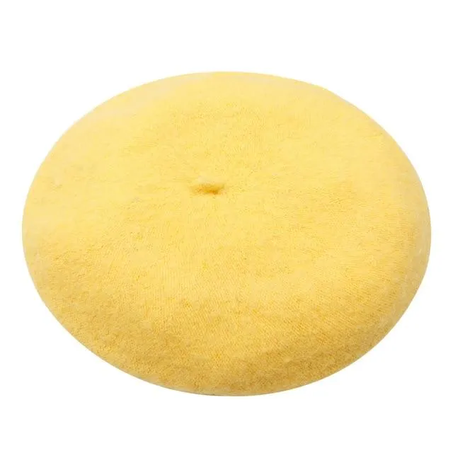Wool French Lolita Beret For Women In 13 Colors